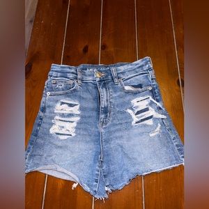 american eagle size 2 jean shorts